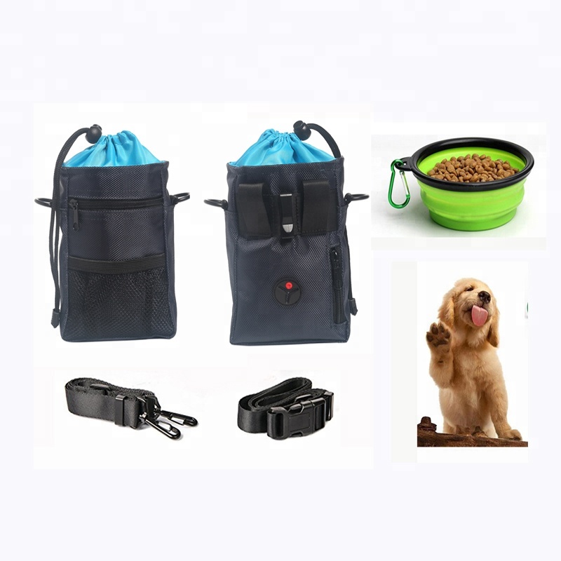 Amazon FBA Custom Printed Nylon Dog Treat Training Pet Pouch Bag with