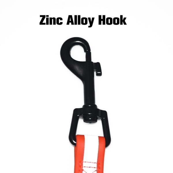 Long Plastic Dog Leash, Custom Length and Logo Durable PVC Coated